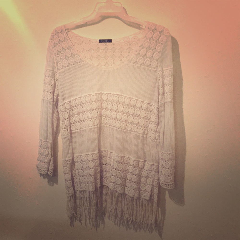 Cream blouse